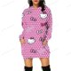 thumbnail image 3 of Sudadera con capucha de gran tamaño con estampado de otoño 2024, sudadera con capucha informal para mujer, sudadera HELLO KITTY, sudadera holgada informal ajustada con capucha, 3 of 5