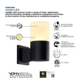 thumbnail image 7 of VONN 9" ETL Certified Integrated LED Aluminum Outdoor Wall Sconce in Matte Black, 7 of 7