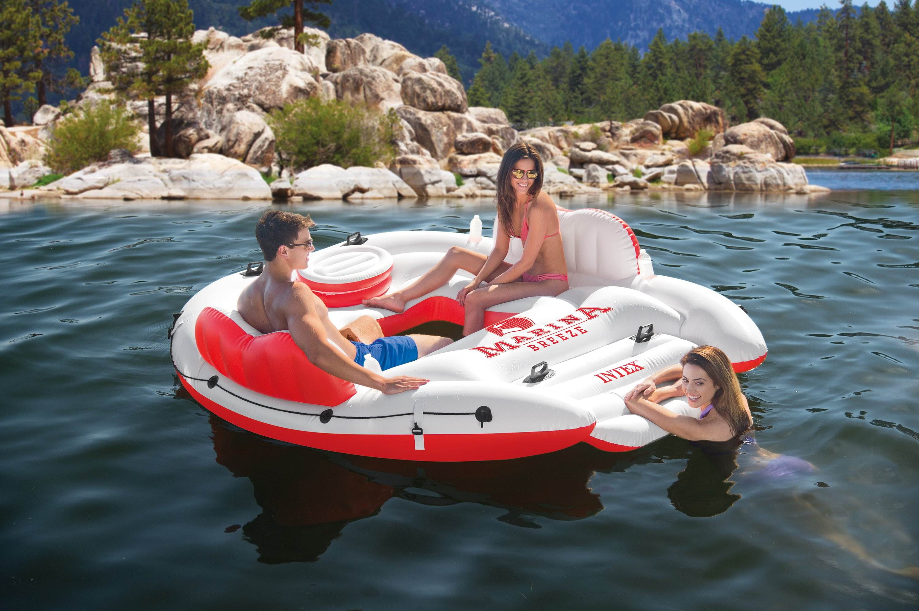 Intex Inflatable Marina Breeze Island Raft