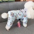 thumbnail image 3 of 2 piezas de ropa gruesa de cuatro patas para mascotas, ropa de otoño e invierno para perros, ropa de algodón para mascotas, ropa bonita de dibujos animados, 3 of 5