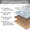 thumbnail image 3 of CounterArt Ditsy Floral Premium Boxed Set of Decorative Hardboard Placemats, 3 of 6