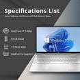thumbnail image 2 of HP Envy x360 2-in-1 15.6" FHD Touchscreen Laptop, Intel Core i7-1260p, 32GB RAM, 1TB SSD, Backlit KB, HD Webcam, Intel Iris Xe Graphics, Wi-Fi, Bluetooth, Win 11 Pro, Silver, 32GB USB Card, 2 of 9