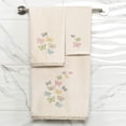 thumbnail image 4 of Authentic Hotel and Spa  100% Turkish Cotton Mariposa 2PC Embellished Fingertip Towel Set White, 4 of 5