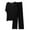 Black, variant on yunLCZ Womens Nightgowns Women's Pajama Set Layer Short Sleeve Top And Long Pants Nightdress for women