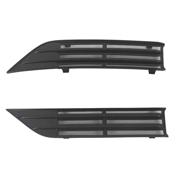 2 piezas de repuesto de malla de inserción de rejilla frontal, accesorios exteriores, fácil instalación, alta calidad para Atto 3 Yuan Plus Negro