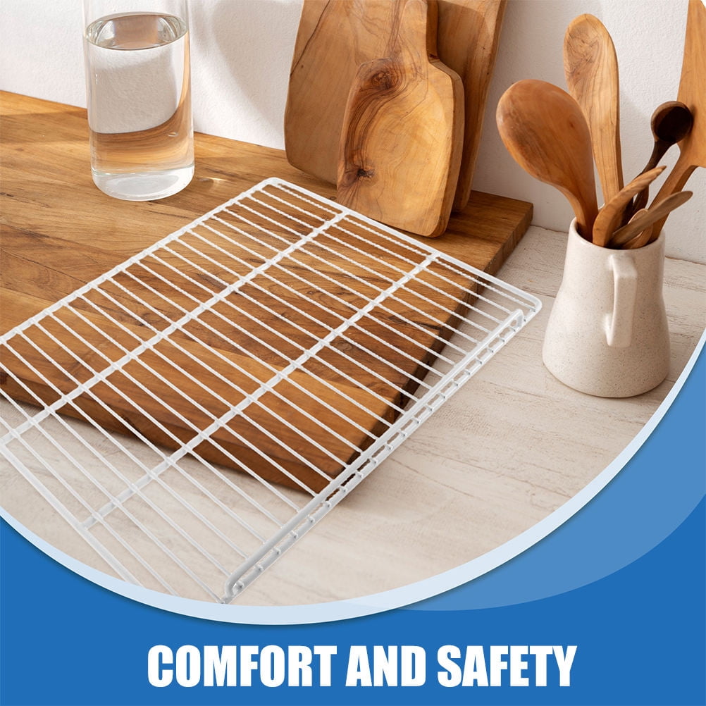 LOLIPPYY White Mesh Shelf Divider for Refrigerator, Organizer to Maximize Space and Keep Items Neat and Accessible