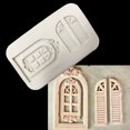 thumbnail image 2 of Molde de arcilla para modelar puertas y ventanas para hacer uno mismo, material de silicona, accesorios de cocina para hornear, 2 of 5