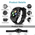 thumbnail image 2 of Smart Watch Pantalla Táctil Smartwatch Fitness Activity Tracker Smartwatch Resistente Al Agua Fitness Watch Para Hombres Y Mujeres Yuarrent EL016769-03, 2 of 5
