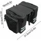 thumbnail image 2 of Bolsa doble para bicicleta, bolsa trasera para bicicleta, portaequipajes trasero impermeable, bolsa multifuncional para bicicleta al aire libre de gran capacidad, adecuada para montañismo, actividade, 2 of 5