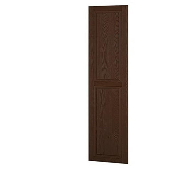 Salsbury 11135DRK Side Panel For 21 Inch Deep Solid Oak Executive Wood Locker - Dark Oak