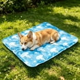 thumbnail image 7 of Pet Cooling Mat Gel Self Cooling Pad for Cats Dogs Summer Ice Mat Washable Bed Mat with Jellyfish Pattern for Small Medium Large Pets, 7 of 7