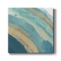 Wexford Home Making Blue Waves III-Premium Gallery Wrapped Canvas, 40" x 40" - Ready to Hang