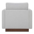 thumbnail image 4 of Moe's Home Collection Vernon Accent Chair Fabric Gray, 4 of 7