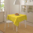 thumbnail image 4 of Wukai Yellow Glitter Waterproof Tablecloth for Kitchen Dining, Fits Square Tables for 2-4 Seats -60"x60", 4 of 7