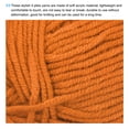 thumbnail image 3 of Uxcell Madejas de Hilo Acrílico Suave para Tejer y Crochet para Proyectos de Manualidades Naranja Oscuro, 3 of 7