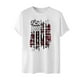 thumbnail image 5 of Tops para hombre, blusas y camisas de cuello redondo y manga corta para hombre. Top/camisa de cuello redondo y manga corta con estampado del Día de la Independencia para hombre. Tops para hombre., 5 of 5