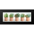 thumbnail image 2 of Jacobs, Cindy 14x7 Black Modern Framed Museum Art Print Titled - Terracotta Pots II, 2 of 5