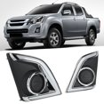 thumbnail image 4 of 1 par de luces LED de circulación diurna de doble color de 12V aptas para Isuzu Dmax 2016 2017, 4 of 10
