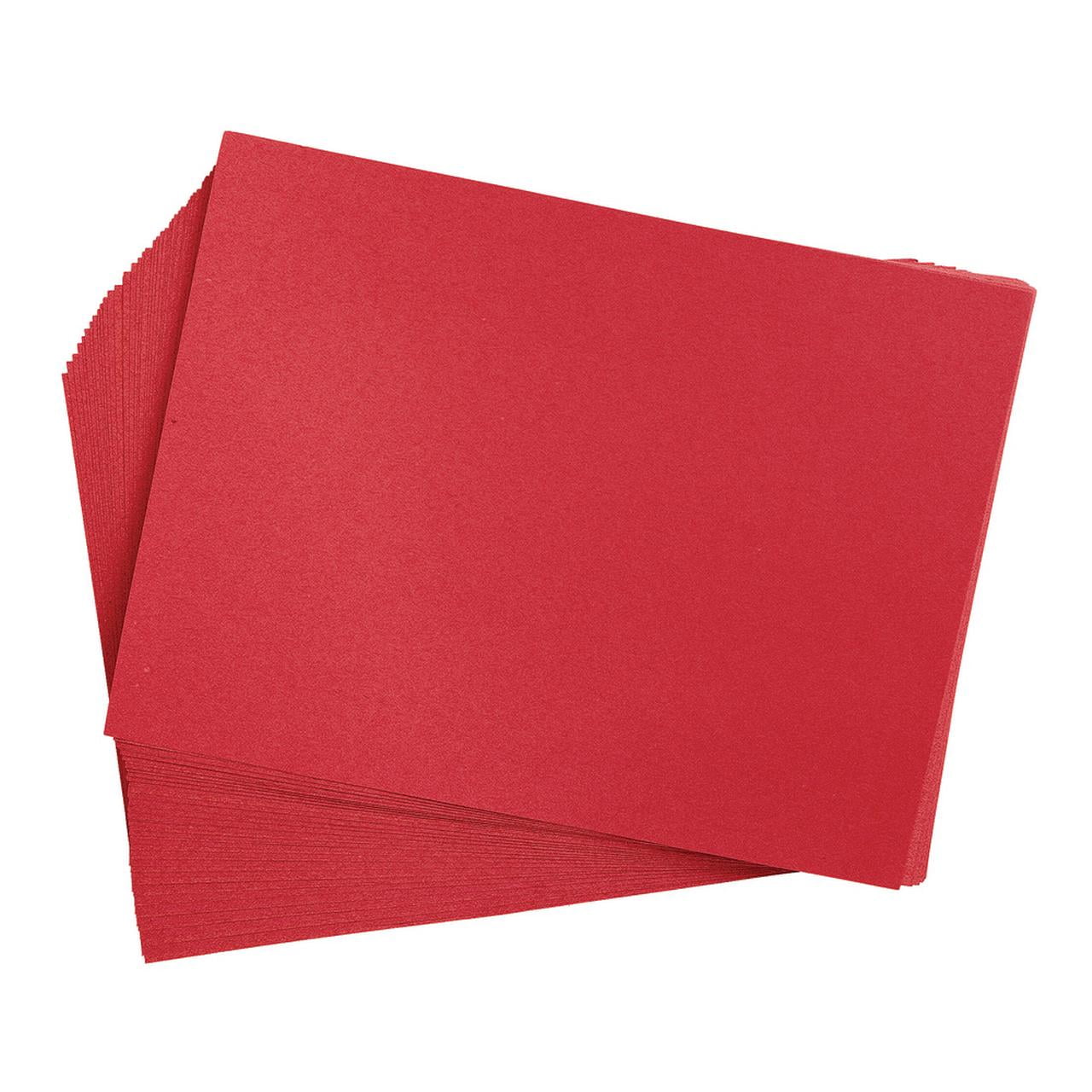 Construction Paper, Holiday Red, 9 inches x 12 inches, 50 sheets