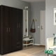 thumbnail image 2 of Armario Closet Para Recámara Ropero Minimalista Con 4 Puertas Y 2 Cajones Kingshouse marron 4, 2 of 9