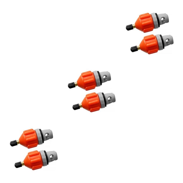 Kenally Paquete de 2 válvulas de aire, adaptador de bomba SUP inflable, reemplazo de adaptadores portátiles de goma de cobre, convertidor de barcos, Type1 NO1 Kenally CBP214680