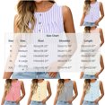 thumbnail image 3 of VBVC Women's Striped Button Down Tank Tops , Ladies' Loose Fit Sleeveless Blouse , Casual Summer Shirts For Women, S-2XL, 3 of 6