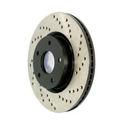 StopTech 128.61060L StopTech Sport Rotors; Drilled; Front Left;11.80 in. Dia.; 1.71 in. Height; Fits select: 2002-2005 FORD THUNDERBIRD, 2000-2006 LINCOLN LS