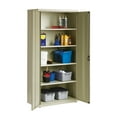 thumbnail image 4 of Hirsh Welded Steel Storage Cabinet with 4 Shelves, 18"Dx36"Wx72"H, Putty, 4 of 9