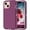 Purple, variant on Entronix Heavy Duty Case Designed for iPhone 14, Shockproof Triple Layer Rugged Case (Black)