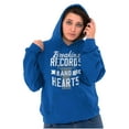 thumbnail image 4 of Breaking Records And Hearts Funny Hoodie Sweatshirt Women Men Brisco Brands X, 4 of 6