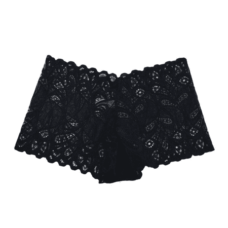 Fulorrnie Underwear for Women Breathable Boy Shorts Seamless Comfort Panty Cute Elastic Waist Ventilated Stretchable Panties Black XL