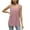Hot Pink, variant on Timegard Womens Tank Tops Eyelet Square Neck Sleeveless Loose Tops Ruched Dressy Casual Summer Beach