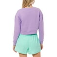 thumbnail image 5 of MixMatchy Women's Cropped Fleece Long Sleeve Crewneck Sweatshirt Crop Tops, 5 of 5