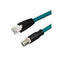 thumbnail image 2 of Industrial Ethernet M12 X Coded 8Pin To RJ45 Cable Shielded 26AWG Ethernet Cable For Automation IP67 Waterproof Cable, 2 of 11