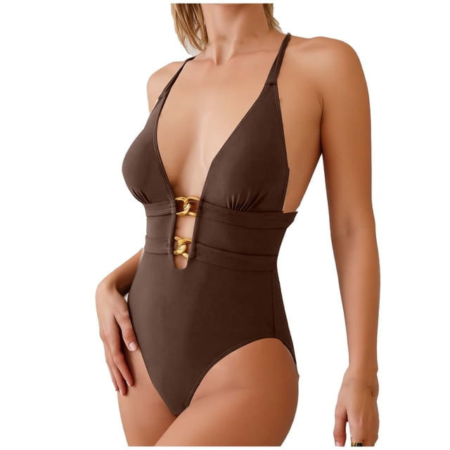 Conjunto de Bikini de Cintura Alta para Mujeres Conservador Conjunto de Dos Piezas Traje de Baño, Trajes de Baño de Bikini de Mujer Control Del Vientre