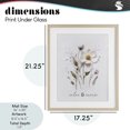 thumbnail image 4 of Stupell Industries Shabby Chic Pressed Flower Relax & Renew Birch Framed Print Under Glass, 17 x 21, by Lettered and Lined, 4 of 8