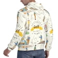 thumbnail image 6 of Kdxio Golf Icons And Golfer Print Mens Casual Hooded Collar Drawstring Hoodies Pullover Sweatshirts Casual Long Sleeve Shirts-3X-Large, 6 of 7