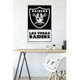 thumbnail image 5 of NFL Las Vegas Raiders - Logo 21 Wall Poster with Wooden Magnetic Frame, 22.375" x 34", 5 of 5