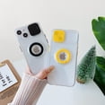 thumbnail image 2 of Candy Color Ring Holder Slide Lens Camera Cover Protection Clear Soft Compatible with iPhone Case (Yellow,iPhone Xs Max), 2 of 7