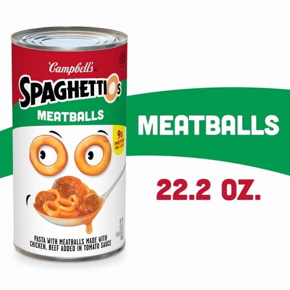 Campbell's® SpaghettiOs® Canned Pasta with Meatballs