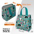 thumbnail image 3 of Australian Shepherd Dog and Flower Insulated Lunch Bag for Women & Adults,Large Portable Soft Cooler Lunch Bag,Thermal Food Storage Tote with Pearl Cotton,8.66L,8.75x5.75x9.5 Inch, 3 of 6