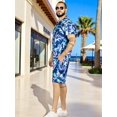 thumbnail image 4 of Conjunto Hombre Verano Camisa y Short a Juego Alberca Playa y Calor, 4 of 5