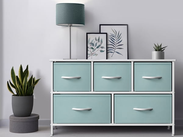 Sorbus Dresser with 5 Drawers - Furniture Storage Chest for Kid’s, Teens, Bedroom