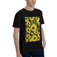 thumbnail image 2 of Bingfone Sunflowers In Vintage Men'S Loose Fit Short-Sleeve Pocket T-Shirt, 2 of 7