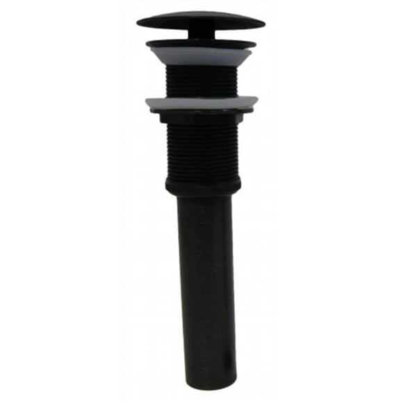 Oil Rubbed Bronze Umbrella Drain, Less Overflow