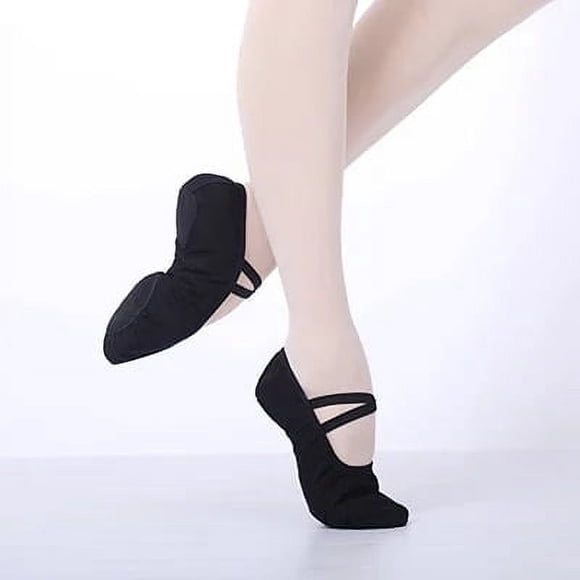 Women Ballet Shoes Canvas Girls Dance Slippers Split Sole Gymnastics Yoga Dancing Shoes Children Adult Ballerina Shoes FWZ