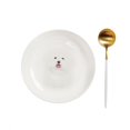 thumbnail image 5 of Pet Portrait White Porcelain Dinnerware 11-Piece Set - Bichon, 5 of 9