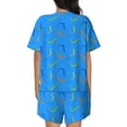 thumbnail image 6 of Sigee Colorful Snake for Sleepwear Casual Pjs with Pockets Women's Pajamas Sets Shorts 2 Piece Short Sleeve Lounge Sets Small, 6 of 9