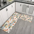 Happy Fall Harvest Pumpkin Kitchen Mats for Floor Autumn Thanksgiving