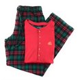 thumbnail image 3 of Lauren by Ralph Lauren Womens Henley and Flannel Pants Pajama Set, 3 of 5